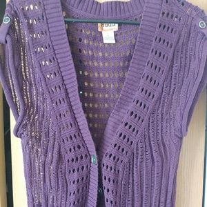 Crocheted Short Sleeve Cover